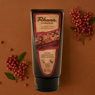 Loção Hidratante De Mãos Pimenta Rosa 60mL - Rhana