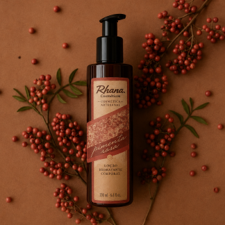 Loção Hidratante Corporal Pimenta Rosa 200mL- Rhana
