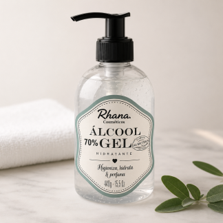 Álcool Gel 70% 440g - Rhana