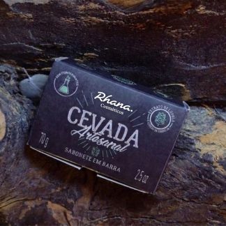 Sabonete em barra Cevada Artesanal 70g - Rhana