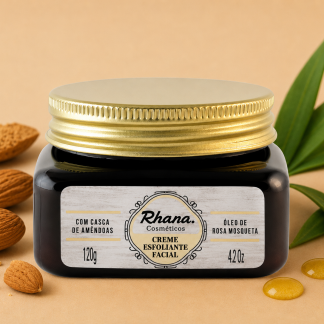 Creme Esfoliante Facial 120g - Rhana