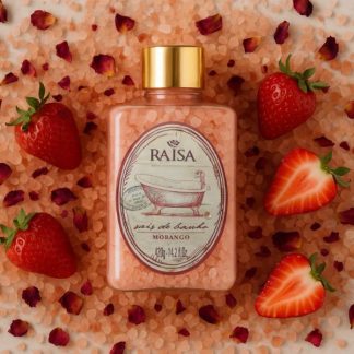 Sais De Banho Morango 330g- Rhana