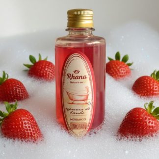 Espuma de Banho Morango 250mL - Rhana