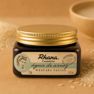 Máscara Facial Água De Arroz 120g - Rhana